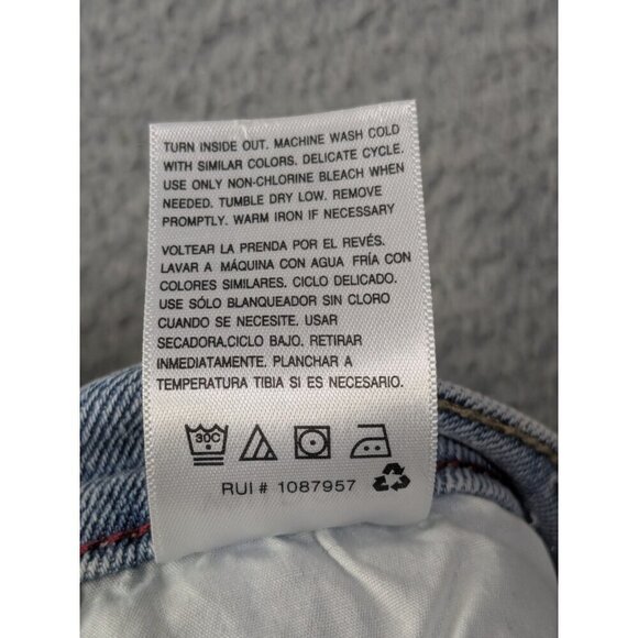 Wallflower The Fearless Curvy Super High Rise Straight Jeans Womens 9 / 29 Blue - Picture 8 of 16